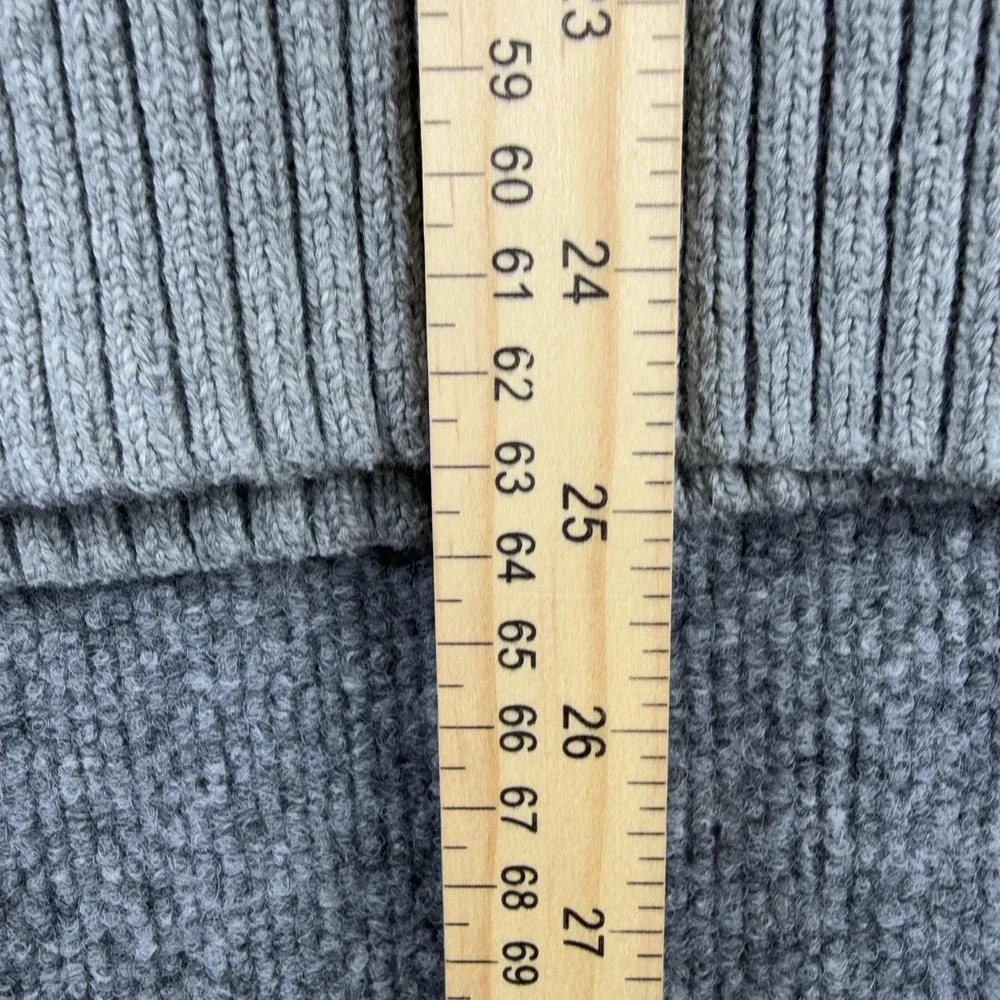 Polo Ralph Lauren Sweater Mens XL Gray Cable Knit Cotton Crewneck Pullover